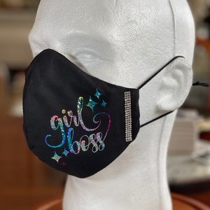 Girl boss face mask